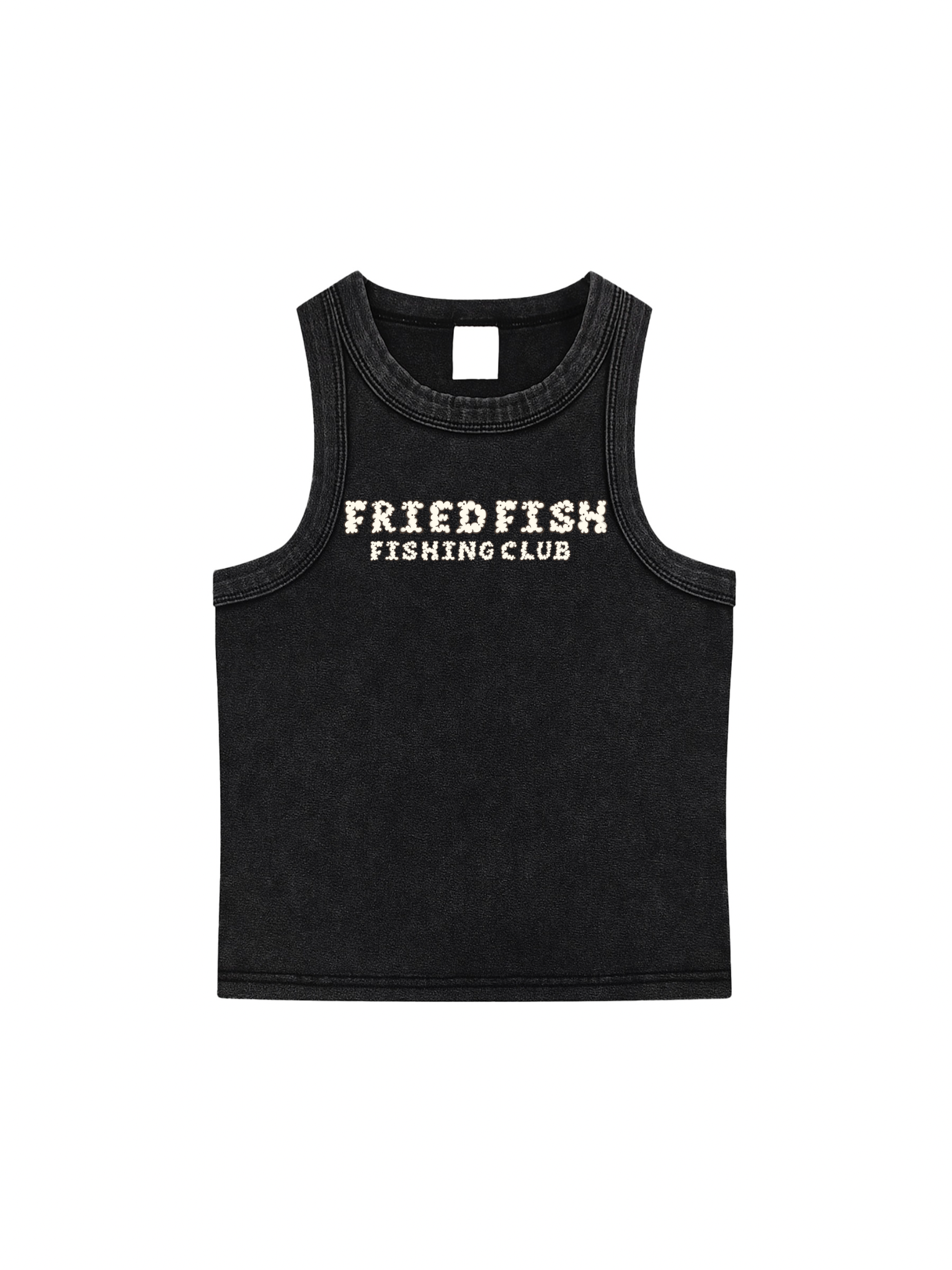 Women's Fried Fish fitted Tank Top