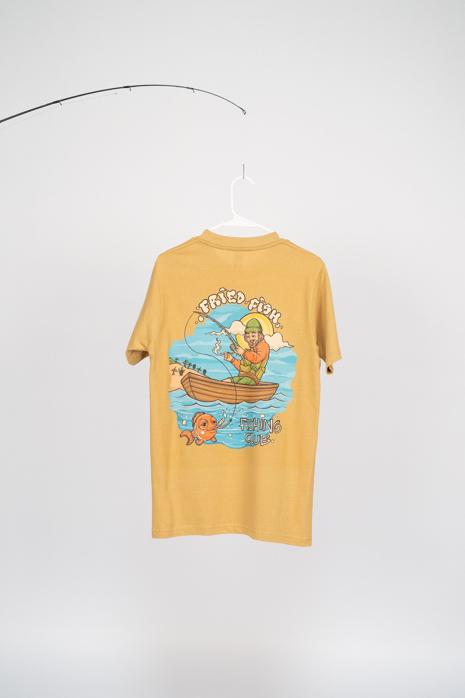 "Fried Fisherman" Mustard T-Shirt